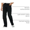 Amazon Essentials Men’s Straight-Fit Bootcut Jean – Discontinued Colors(Black)