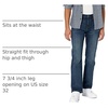 Amazon Essentials Men’s Straight-Fit Bootcut Jean – Discontinued Colors(Dark Wash)