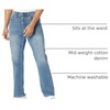 Amazon Essentials Men’s Straight-Fit Bootcut Jean – Discontinued Colors(Light Wash)