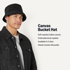 Amazon Essentials Men’s Washed Cotton Canvas Bucket Hat(Black)