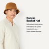 Amazon Essentials Men’s Washed Cotton Canvas Bucket Hat(Brown)