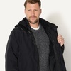 Amazon Essentials Men’s Water Resistant 3 in 1 Snow Jacket(Black)