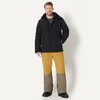 Amazon Essentials Men’s Water Resistant 3 in 1 Snow Jacket(Black)