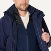 Amazon Essentials Men’s Water Resistant 3 in 1 Snow Jacket(Navy)