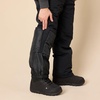 Amazon Essentials Men’s Water-Resistant Insulated Snow Bib Overall(Black)