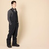 Amazon Essentials Men’s Water-Resistant Insulated Snow Bib Overall(Black)