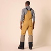 Amazon Essentials Men’s Water-Resistant Insulated Snow Bib Overall(Gold Light Brown Color Block)