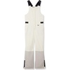 Amazon Essentials Men’s Water-Resistant Insulated Snow Bib Overall(Grey Ivory Color Block)