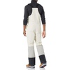 Amazon Essentials Men’s Water-Resistant Insulated Snow Bib Overall(Grey Ivory Color Block)
