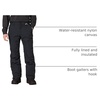 Amazon Essentials Men’s Water-Resistant Insulated Snowboard Ski Snow Pant(Black)