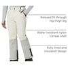 Amazon Essentials Men’s Water-Resistant Insulated Snowboard Ski Snow Pant(Grey Stone Color Block)