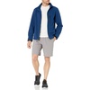 Amazon Essentials Men’s Water-Resistant Softshell Jacket(Navy)