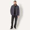 Amazon Essentials Mens Waterproof Packable Rain Jacket(Dark Grey)