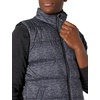 Amazon Essentials mens Mid-weight Puffer Vest(Charcoal Heather)