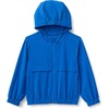 Amazon Essentials Boys’ Active Performance Stretch Woven Full-Zip Athletic Hoodie Jacket, Moisture-Wicking, Breathable(Blue)