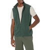 Amazon Essentials Men’s Full-Zip Polar Fleece Insulated Vest (Available in Big & Tall)(Forest Green)