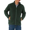 Amazon Essentials Men’s Full-Zip Polar Fleece Jacket with Zippered Pockets for Cold Outdoor Weather (Available in Big & Tall)(Forest Green)