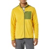 Amazon Essentials Men’s Full-Zip Polar Fleece Jacket with Zippered Pockets for Cold Outdoor Weather (Available in Big & Tall)(Gold Olive Color Block)