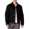 Amazon Essentials Men’s Heavyweight Low Stretch Regular-Fit Denim Jacket, Chest Patch Pockets(Black)