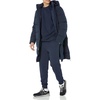Amazon Essentials Mens Hooded Long Puffer Coat(Navy)