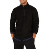 Amazon Essentials Men’s Insulated Fleece Jacket, Quarter-Zip Pullover for Cold Weather(Black)