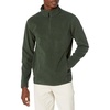 Amazon Essentials Men’s Insulated Fleece Jacket, Quarter-Zip Pullover for Cold Weather(Forest Green)