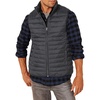 Amazon Essentials Men’s Lightweight Water-Resistant Packable Puffer Vest(Black)