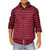 Amazon Essentials Men’s Lightweight Water-Resistant Packable Puffer Vest(Deep Red)