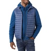 Amazon Essentials Men’s Lightweight Water-Resistant Packable Puffer Vest(Indigo Blue)