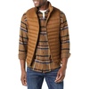 Amazon Essentials Men’s Lightweight Water-Resistant Packable Puffer Vest(Light Brown)