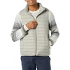 Amazon Essentials Men’s Lightweight Water-Resistant Packable Puffer Vest(Light Grey)