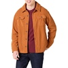 Amazon Essentials Men’s Long-Sleeve Polar Fleece Shirt Jacket for Winter, Jackets(Nutmeg)