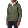 Amazon Essentials Men’s Long-Sleeve Water-Resistant Sherpa-Lined Puffer Jacket(Dark Olive)