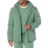 Amazon Essentials Mens Mid-Length Hooded Puffer Coat (Available in Big & Tall)(Sage Green)
