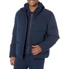 Amazon Essentials Mens Mock Neck Heavyweight Puffer Coat (Available in Big & Tall)(Navy)