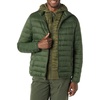 Amazon Essentials Men’s Packable Lightweight Water-Resistant Puffer Jacket (Available in Big & Tall)(Dark Green)