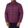 Amazon Essentials Men’s Packable Lightweight Water-Resistant Puffer Jacket (Available in Big & Tall)(Dark Purple)