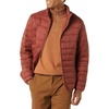 Amazon Essentials Men’s Packable Lightweight Water-Resistant Puffer Jacket (Available in Big & Tall)(Earth Red)