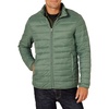 Amazon Essentials Men’s Packable Lightweight Water-Resistant Puffer Jacket (Available in Big & Tall)(Spruce Green)