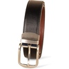 Amazon Essentials Men’s Reversible Dress Belt(Black/Chestnut Brown)
