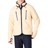 Amazon Essentials Mens Teddy Fleece Full-Zip Mock Neck Jacket with Chest Pockets(Beige)