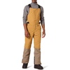 Amazon Essentials Men’s Water-Resistant Insulated Snow Bib Overall(Gold Light Brown Color Block)