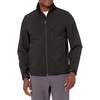 Amazon Essentials Men’s Water-Resistant Softshell Jacket(Black)