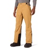 Amazon Essentials Men’s Waterproof Breathable Insulated Snow Ski Pant(Black Gold Color Block)