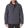 Amazon Essentials Mens Waterproof Packable Rain Jacket(Dark Grey)