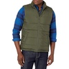 Amazon Essentials mens Mid-weight Puffer Vest(Olive)