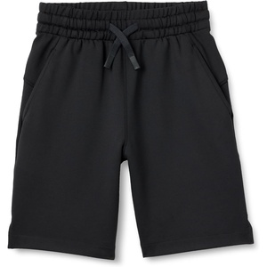 Amazon Essentials Boys’ Active Performance Stretch Knit Athletic Shorts(Black)