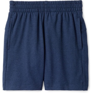 Amazon Essentials Boys’ Supersoft Performance Knit Regular Fit Athletic Shorts(Space Dye Navy)