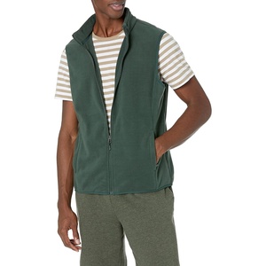 Amazon Essentials Men’s Full-Zip Polar Fleece Insulated Vest (Available in Big & Tall)(Forest Green)