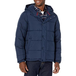 Amazon Essentials Men’s Heavyweight Hooded Puffer Coat(Navy)